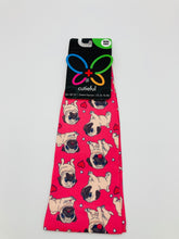 Load image into Gallery viewer, 10-18 mmHg Printed Compression Socks - Playful Pugs