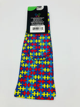 Load image into Gallery viewer, 10-18 mmHg Printed Compression Socks -  Autism Awareness