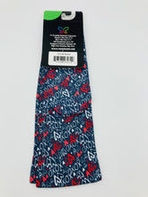 Load image into Gallery viewer, 10-18 mmHg Printed Compression Socks - Red Hearts XOXO