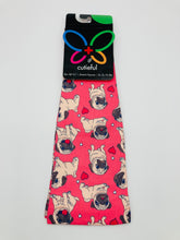 Load image into Gallery viewer, 10-18 mmHg Printed Compression Socks - Playful Pugs