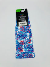 Load image into Gallery viewer, 10-18 mmHg Printed Compression Socks - Surf’s Up- Wide calf