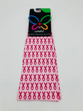 Load image into Gallery viewer, 10-18 mmHg Printed Compression Socks -  Breast Cancer Ribbons