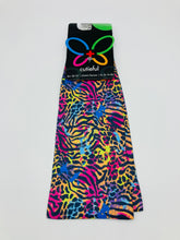 Load image into Gallery viewer, 10-18 mmHg Printed Compression Socks - Neon Animal Mix
