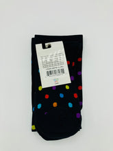 Load image into Gallery viewer, Compressox 15-20 mmHg, Knit Compression Socks - Black Polka Dot
