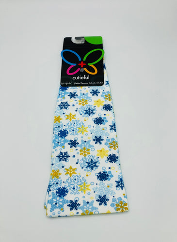 10-18 mmHg Printed Compression Socks - Snowfall