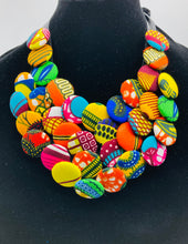 Load image into Gallery viewer, Colorful Button Bib Necklace
