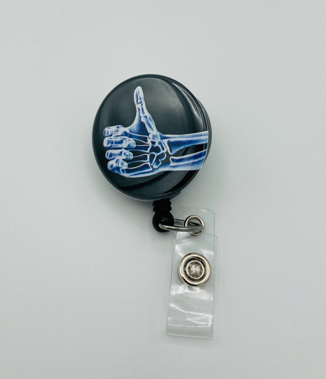 Retractable Badge Holder - Thumbs Up