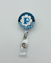 Load image into Gallery viewer, Retractable Enamel Badge Holder - Letter P
