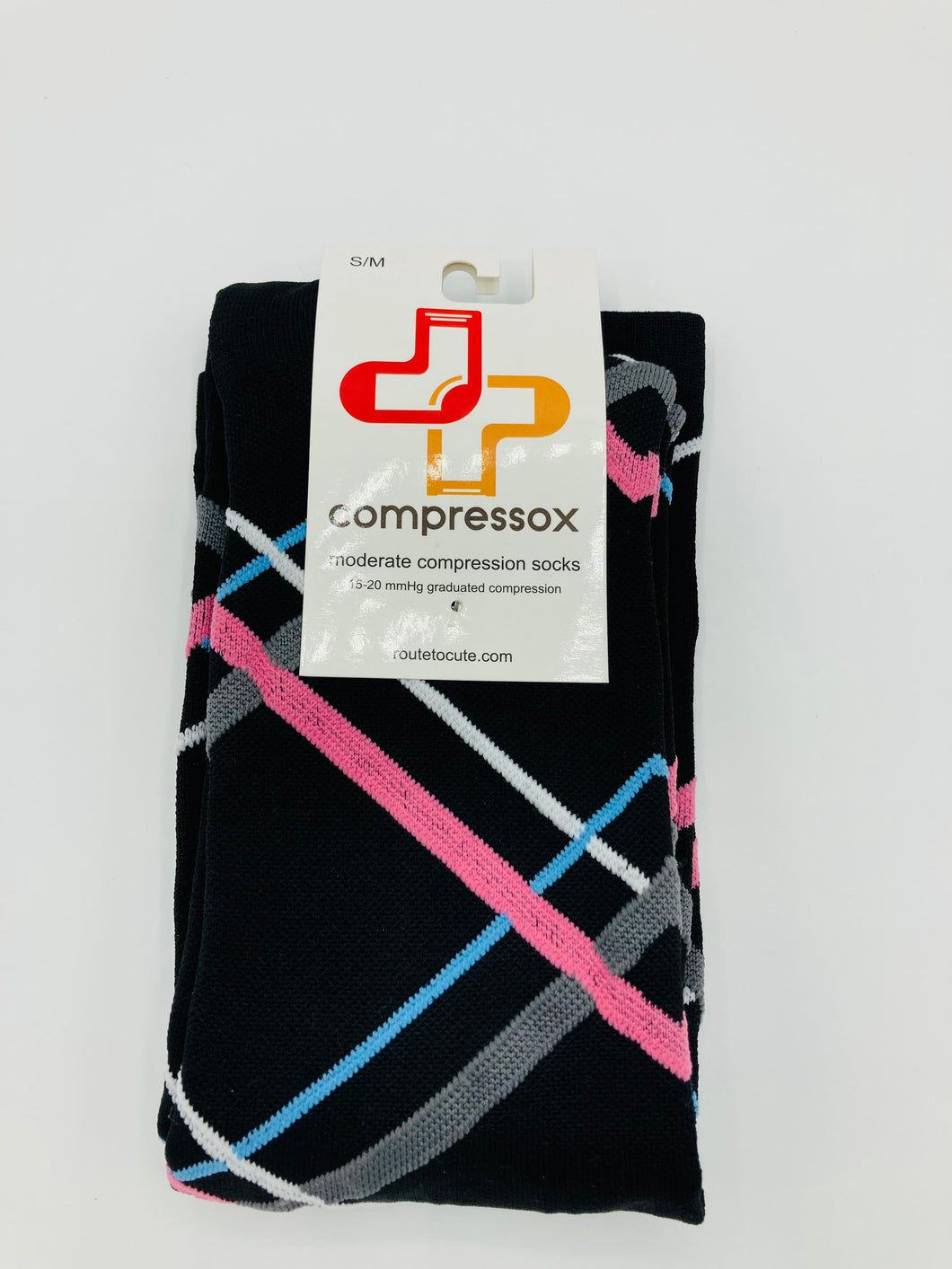 Compressox 15-20 mmHg, Knit Compression Socks - Crossover