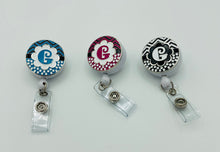 Load image into Gallery viewer, Retractable Enamel Badge Holder - Letter G
